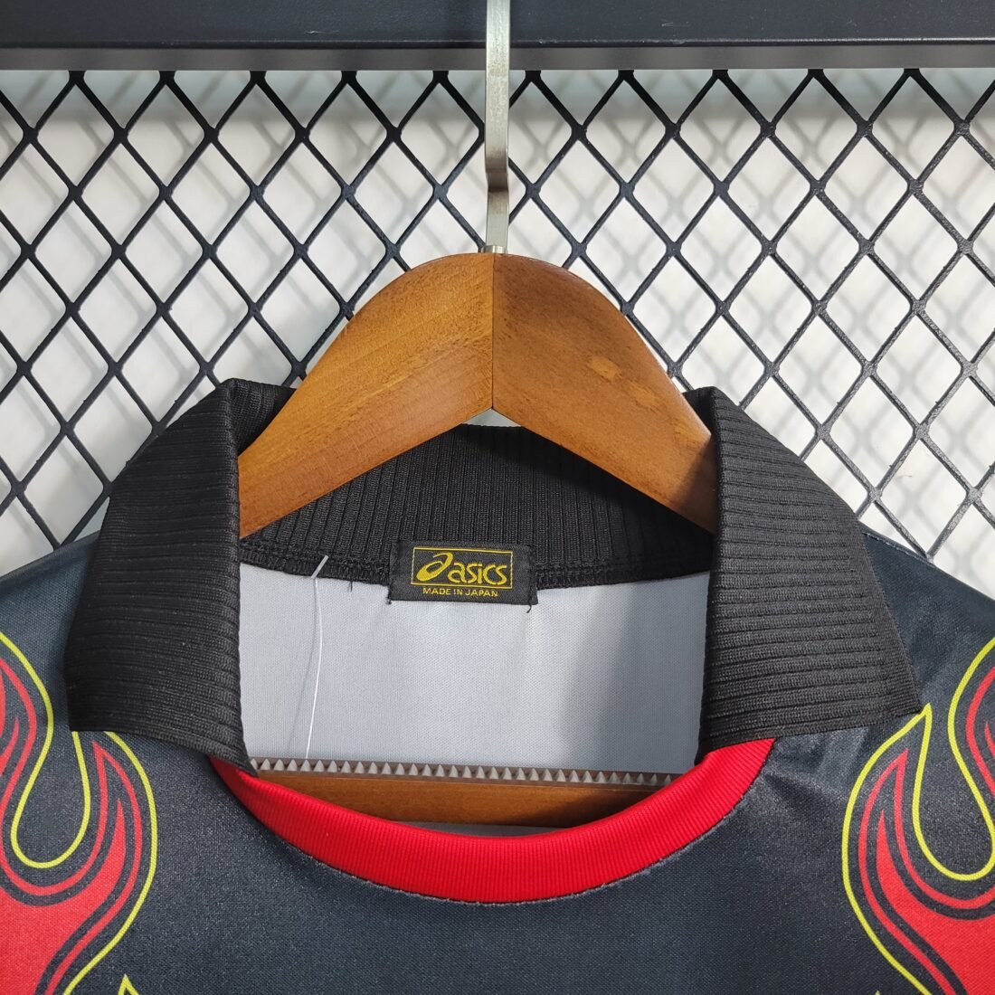 Retro 1998 Japanese Goalkeeper Red Flame Size S-XXL 4