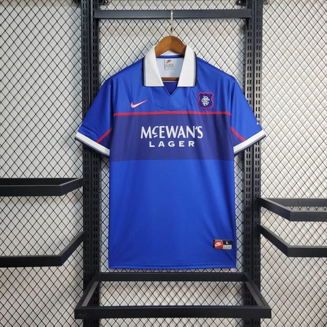 1997 Rangers Home Jersey Retro Version S-2XL 10