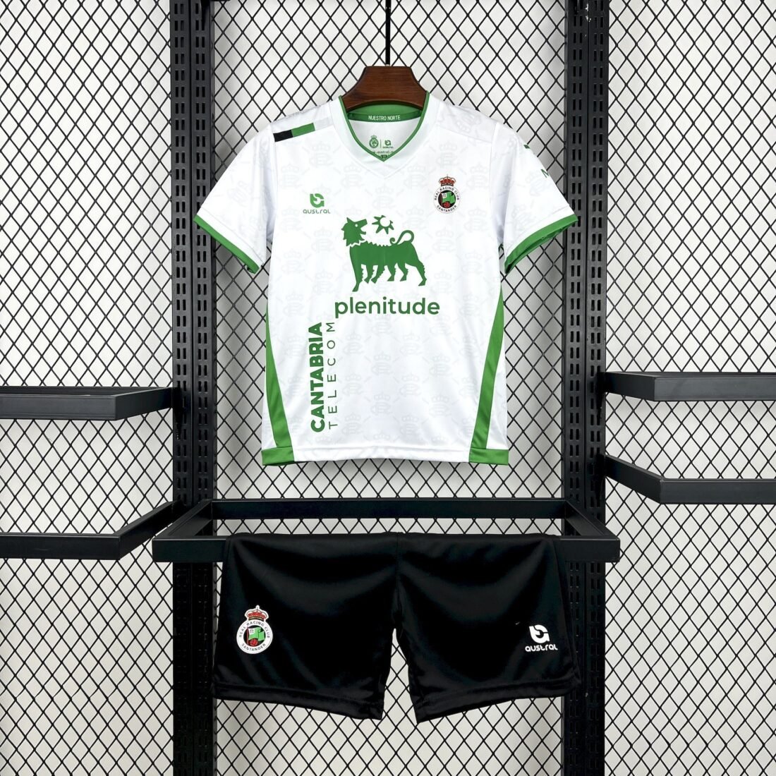 (25/26) Kids Racing De Santander Home Kit Álbum Soccer Jersey& Retro Shirts 16-28 12