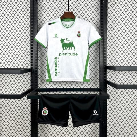 (25/26) Kids Racing De Santander Home Kit Álbum Soccer Jersey& Retro Shirts 16-28