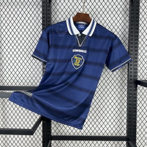 1998 Scotland Home Jersey Retro Version