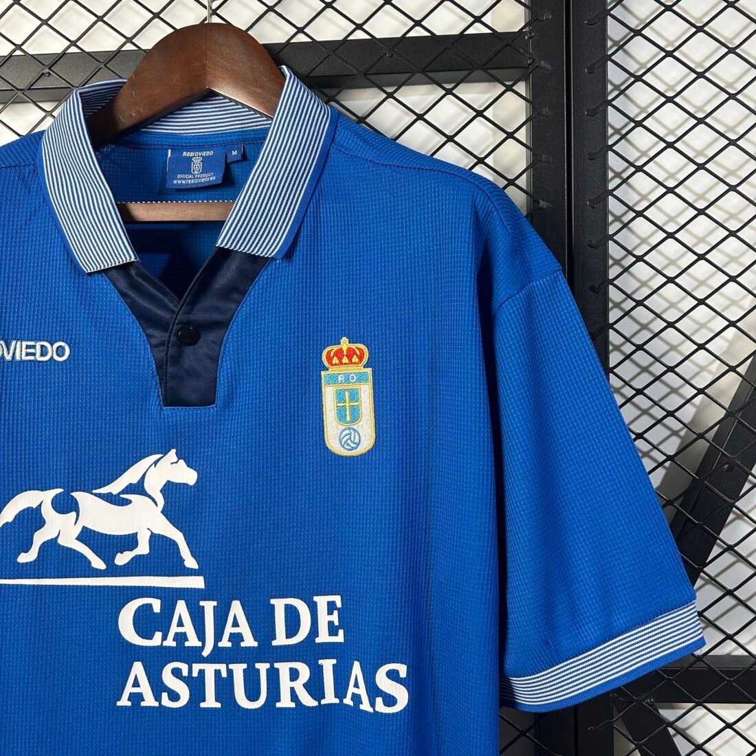 (96/97) Rétro Real Oviedo Domicile Álbum S-2XL 13