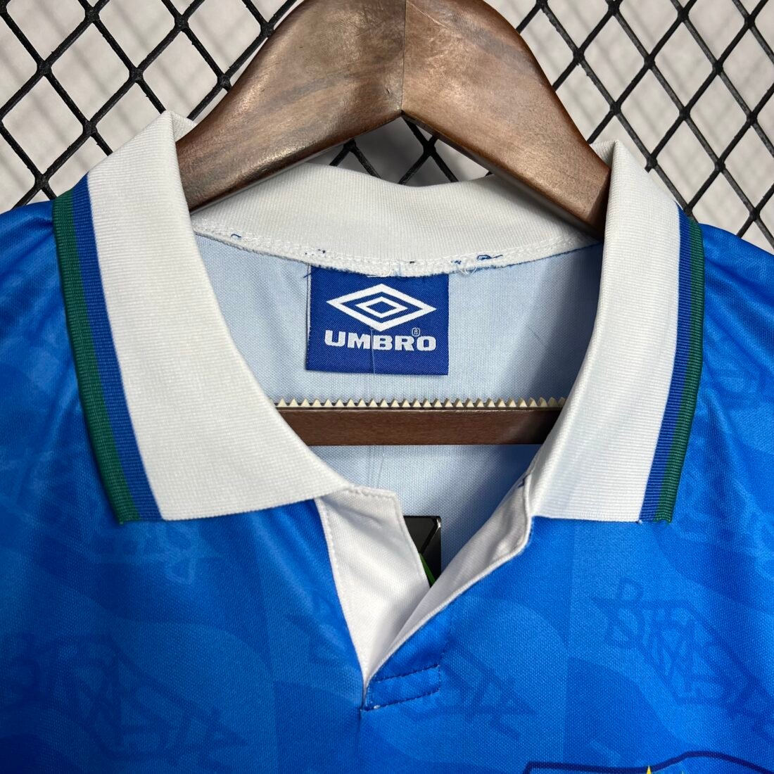 1991 Brazil Visitante Camiseta Retro Version 11