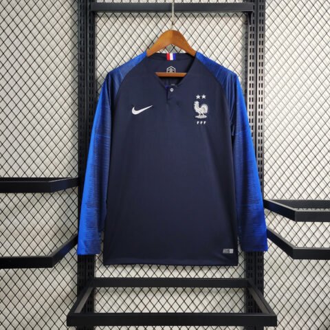 2018 France Casa Manica Lunga Retrò Version S-2XL