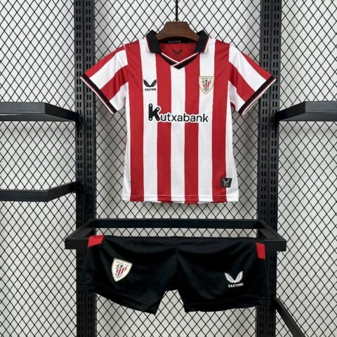 (25/26) Athletic Bilbao Home Kit Kids Retro Version