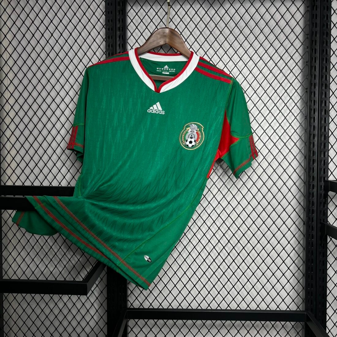 2010 Mexico Heim Trikot Retro Version 13
