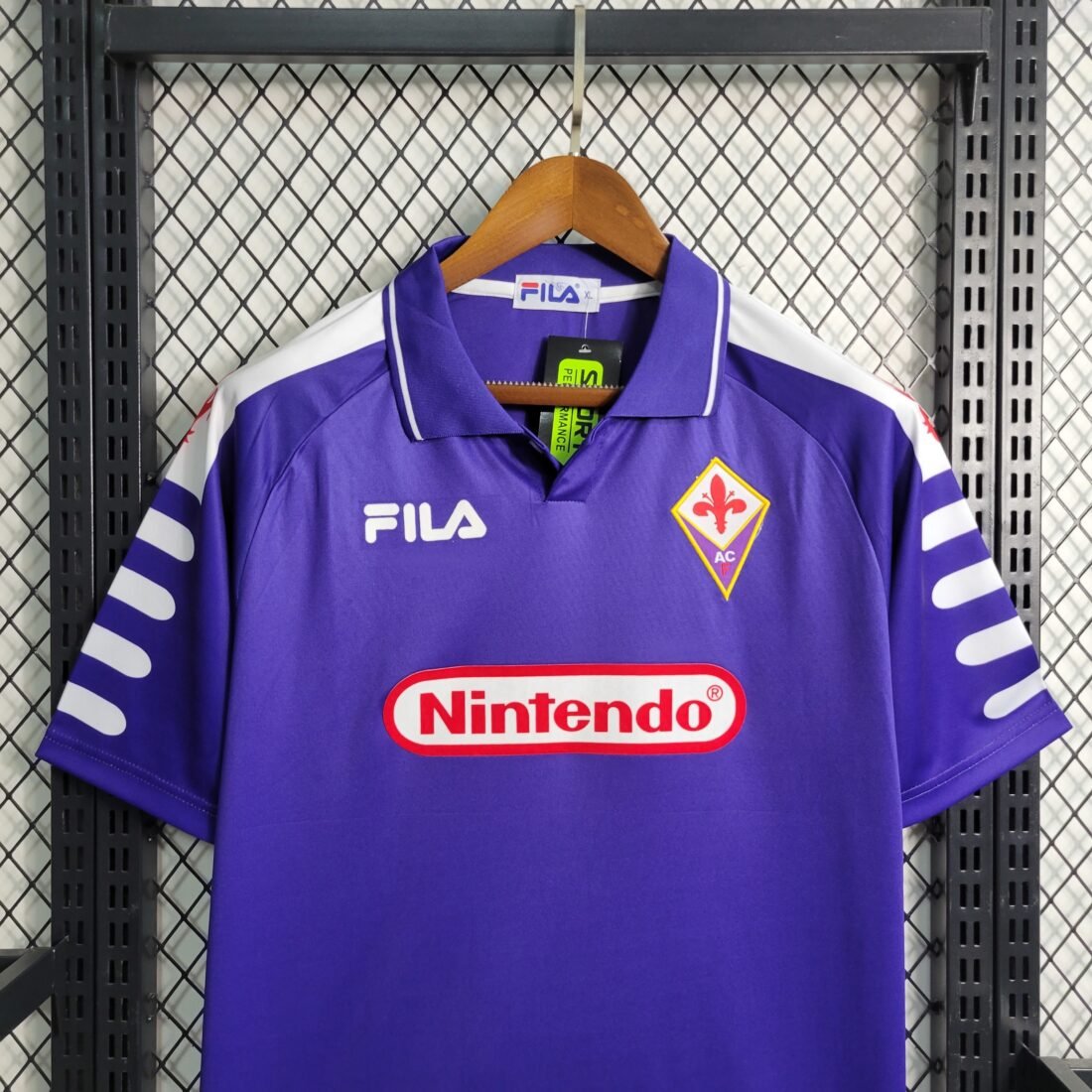 98/99 Fiorentina Casa Retrò Version S-2XL 7