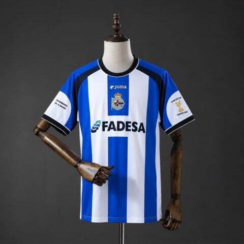 01/02 Deportivo La Coruna Home Jersey Retro Version S-2XL