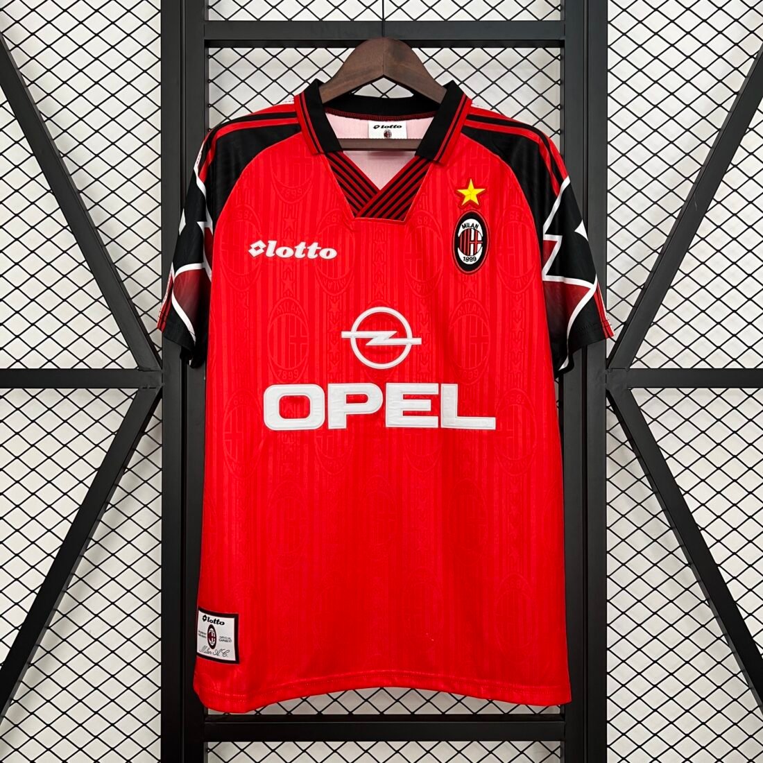 97/98 AC Milan Retro Version S-2XL 10