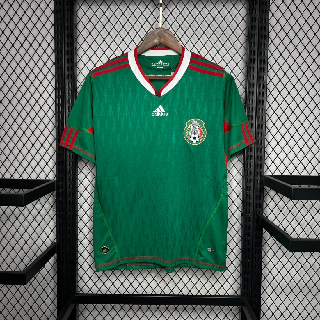 2010 Mexico Heim Trikot Retro Version 12