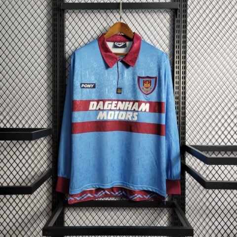 1995 West Ham United Away Retro Version S-2XL