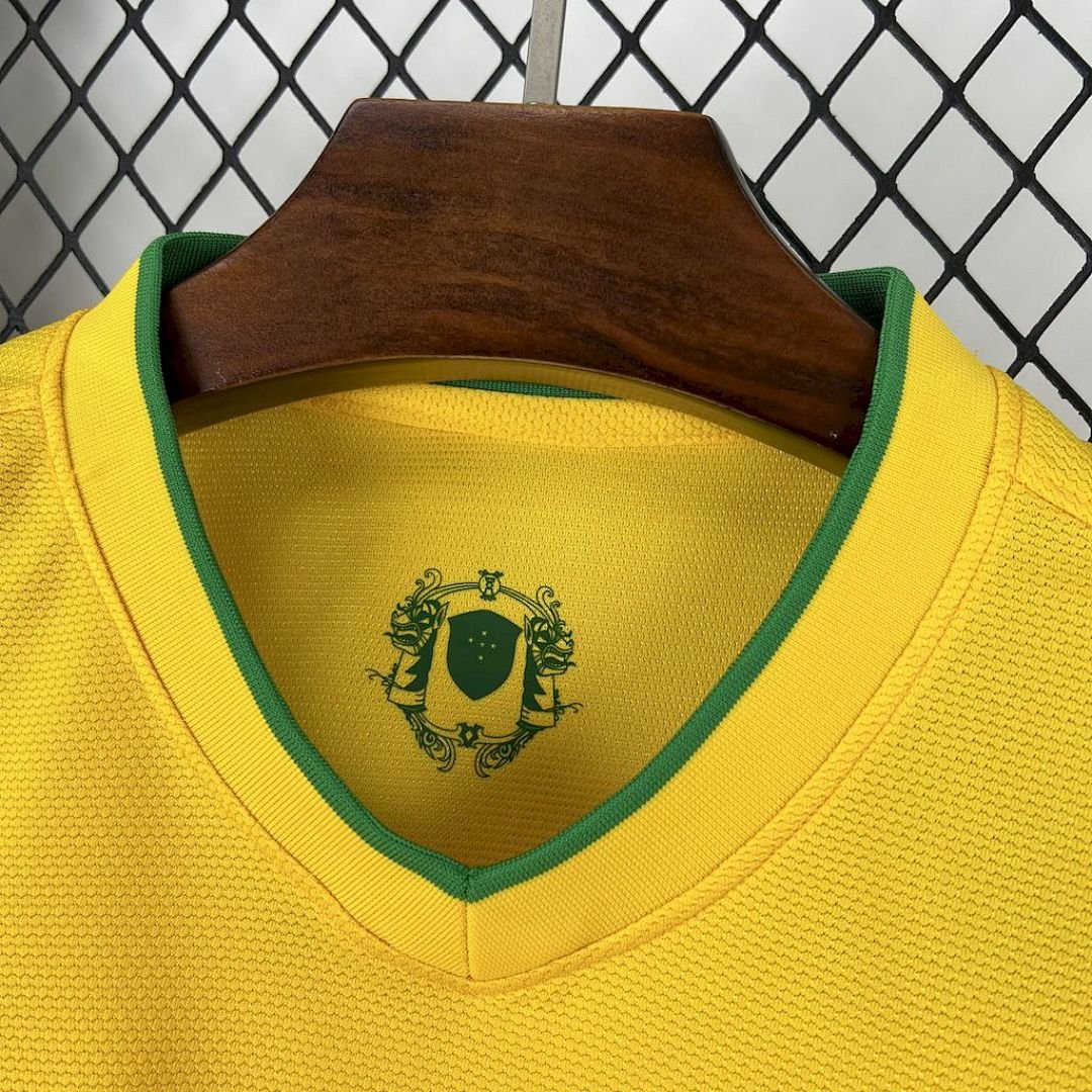 12/13 Brazil Home Jersey Retro Version 13