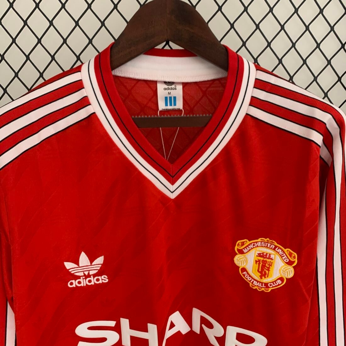 Retro long sleeve M-U 86/88 home S-XXL 4