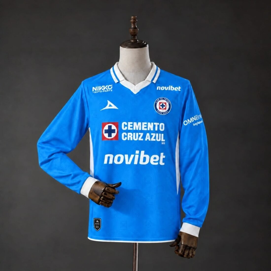 26/27 Cruz Azul Home Jersey Long Sleeve Fan Version 1