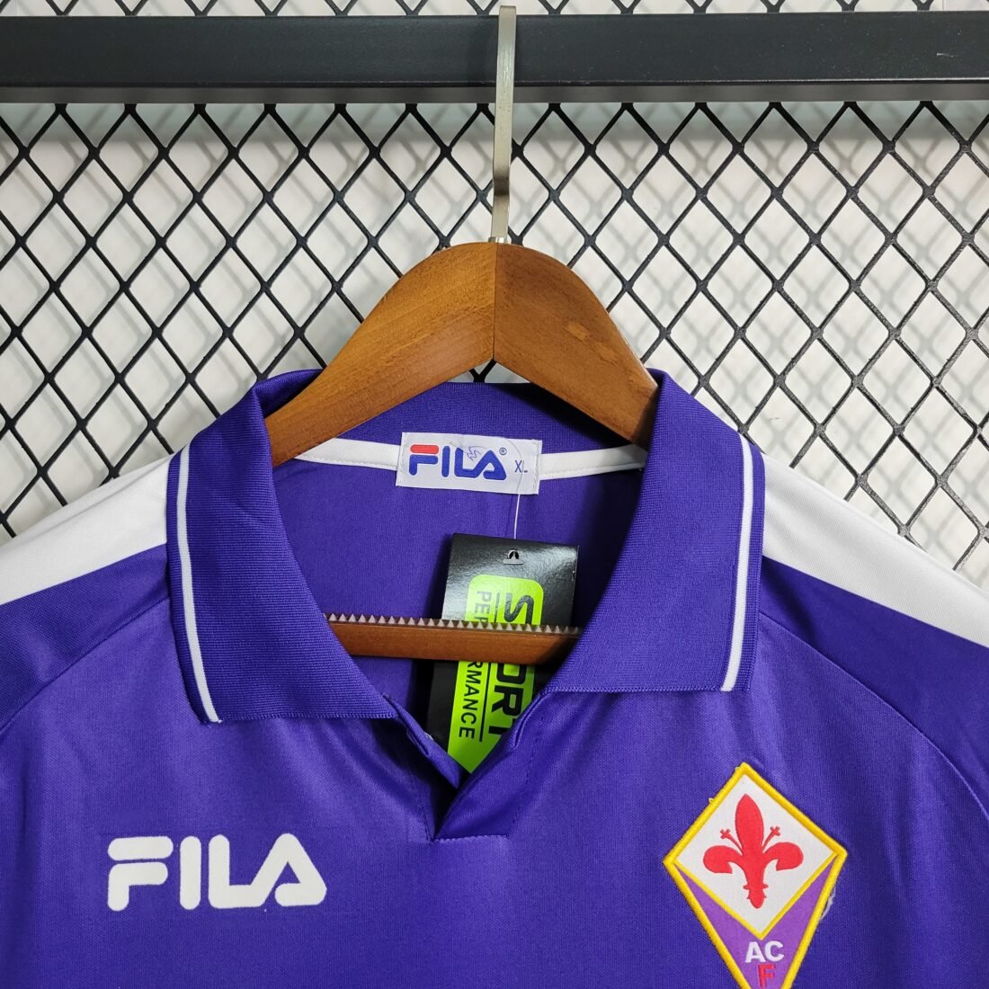 98/99 Fiorentina Casa Retrò Version S-2XL 13