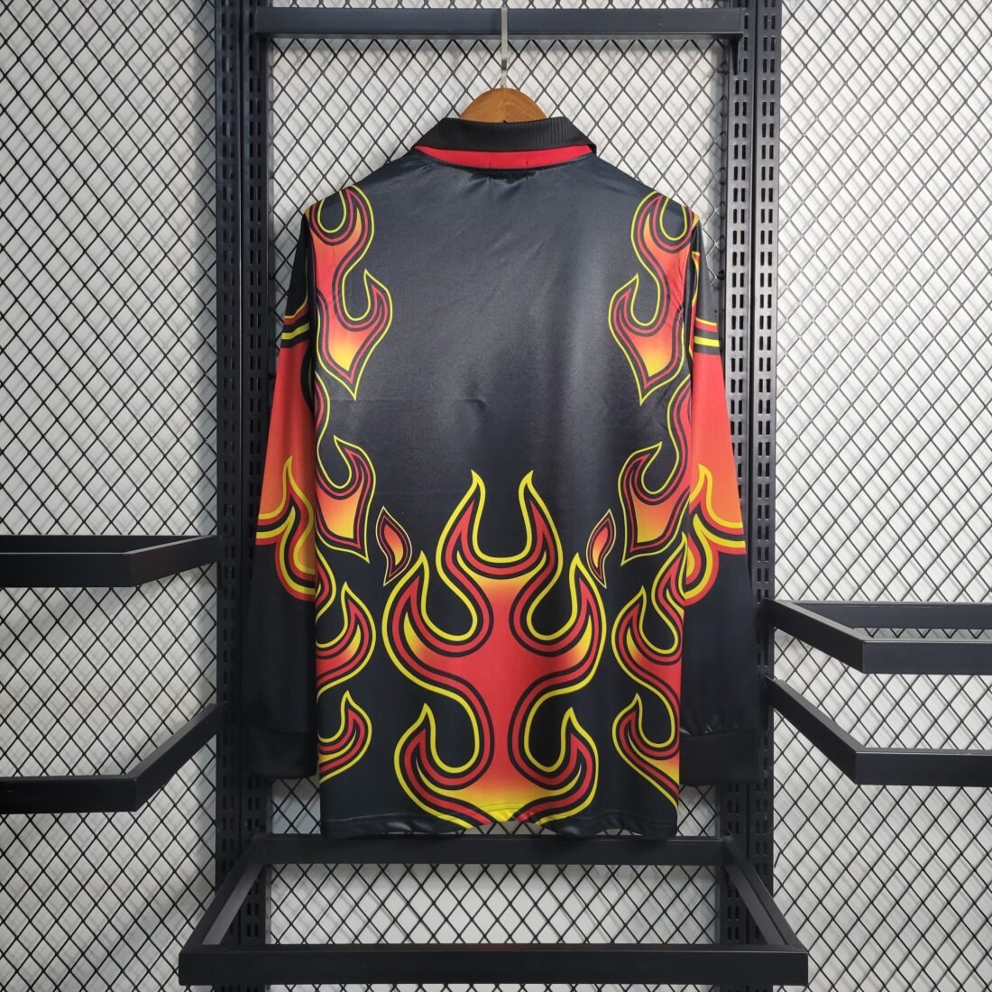 Retro 1998 Japanese Goalkeeper Red Flame Size S-XXL 1