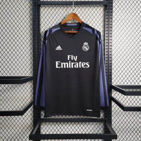 16/17 Real Madrid Auswärts Langarm S-2XL