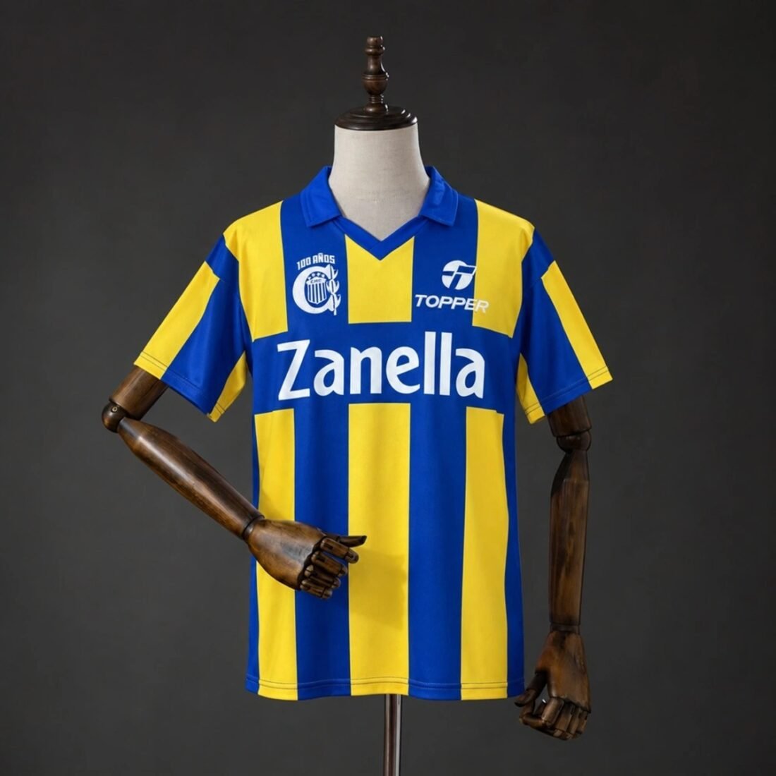 1989 Rosario Central Home Jersey Retro Version S-2XL 1