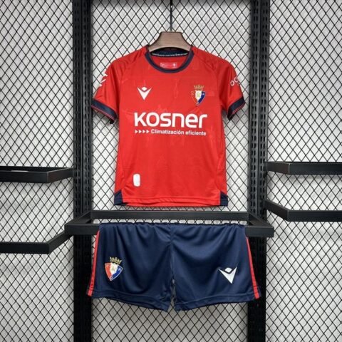 (24/25) Osasuna Home Kids Kits Kids Apparels Football Aaaajersey Álbum