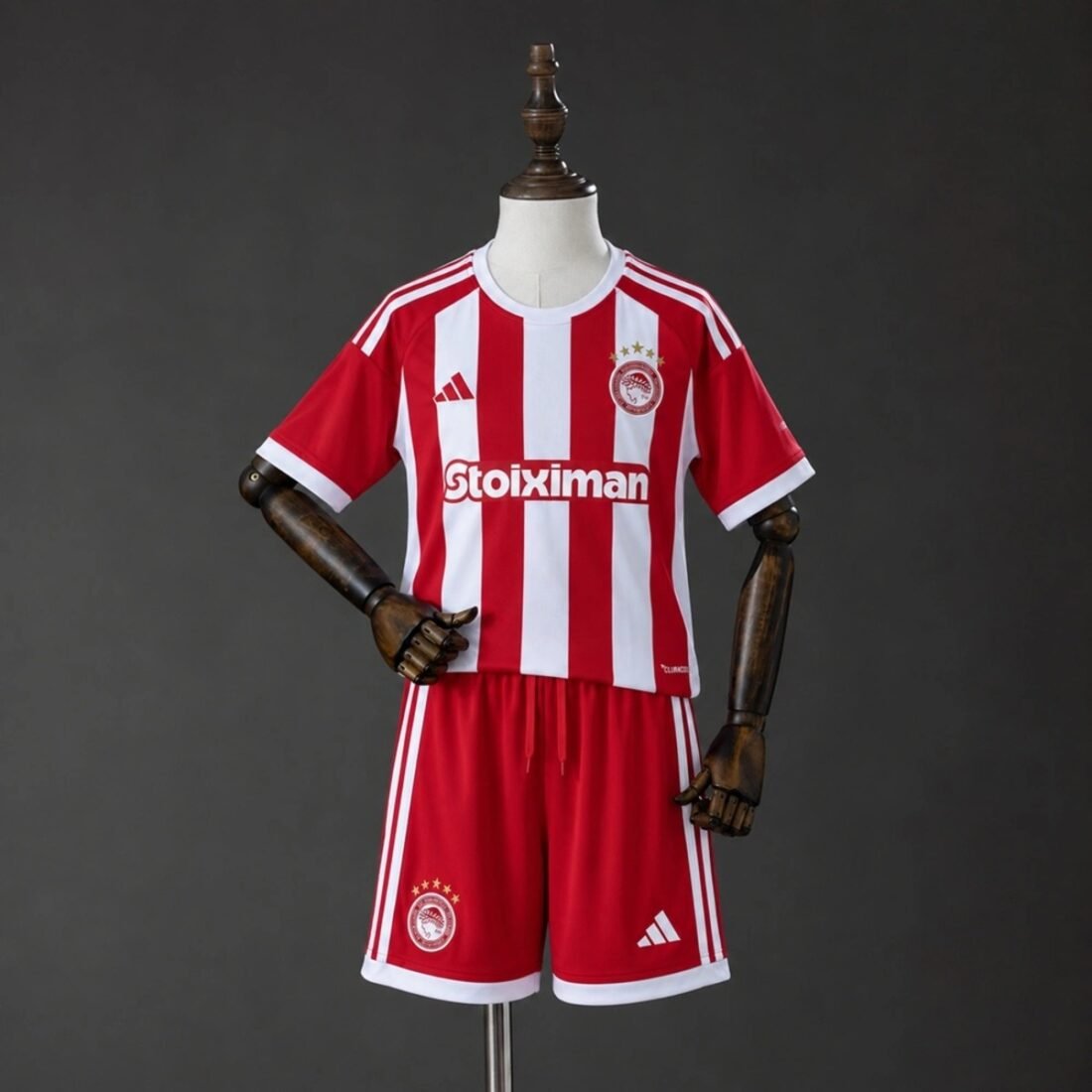 26/27 Olympiacos Home Kit Kids 16-28 1