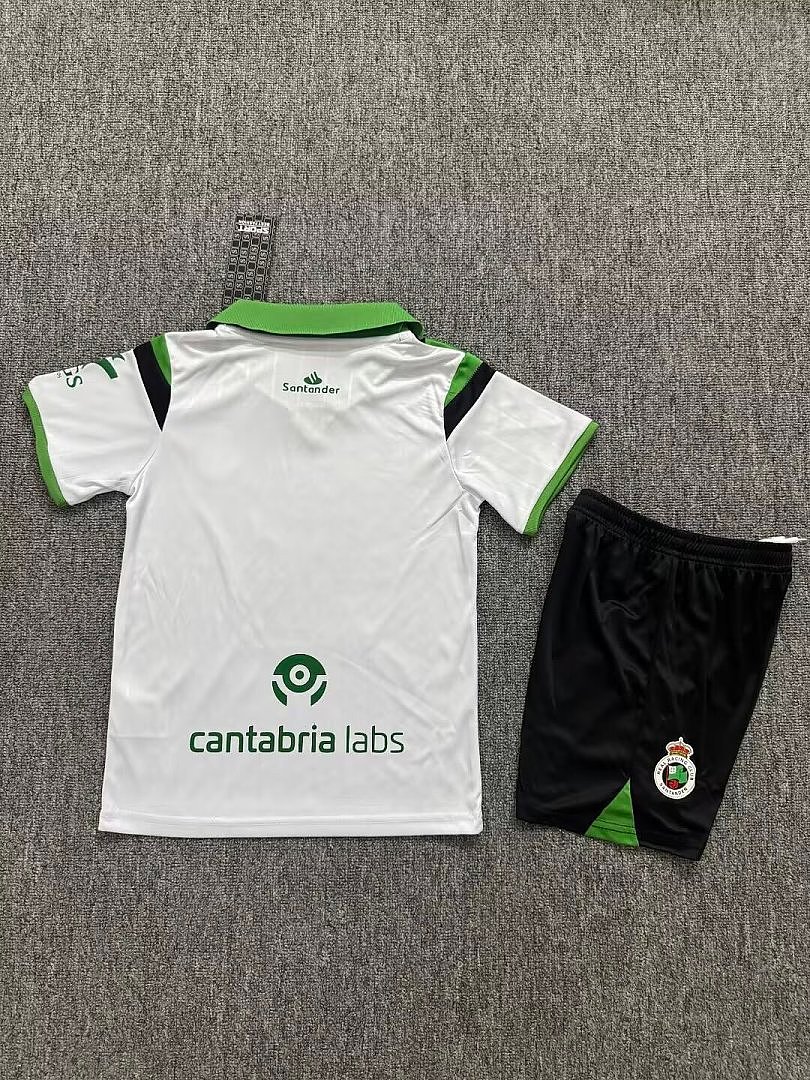 (26/27) Racing De Santander Home Kids Cheap Soccer Jersey And Shorts Álbum 16-28 4