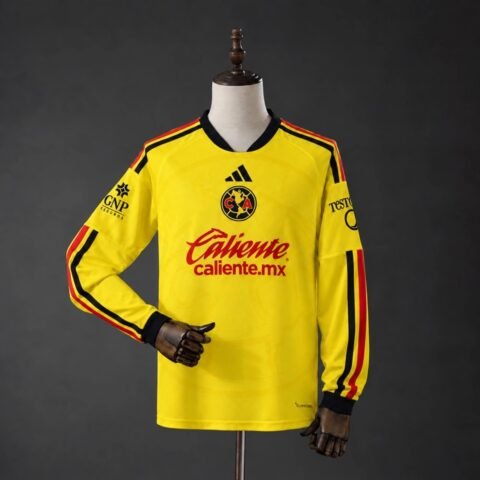 26/27 Club America Home Jersey Long Sleeve Fan Version