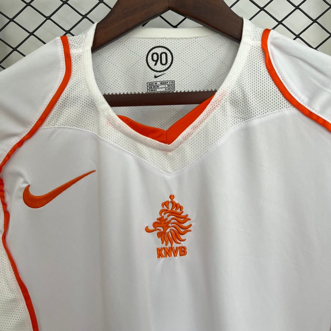 2004 Netherlands Away Retro Version S-2XL 6