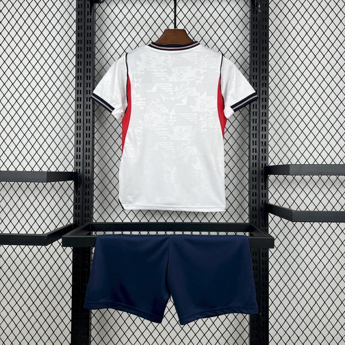Kids England 2026 World Cup Home Jersey Kit Footy Leaked 1