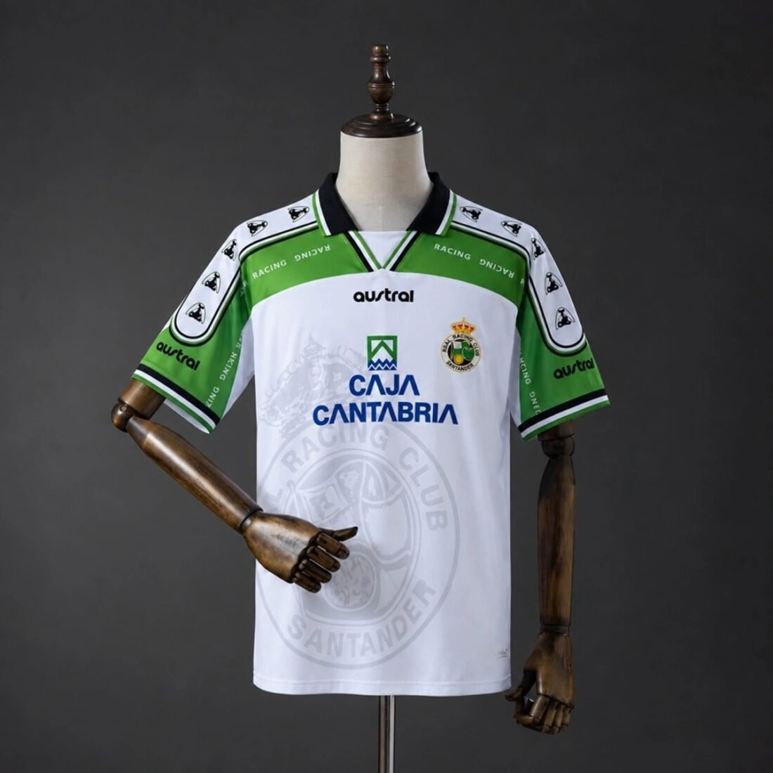 97/98 Racing Santander Home Jersey Retro Version S-2XL 1