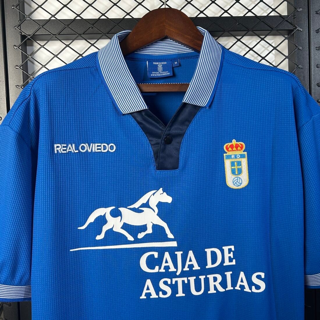 (96/97) Rétro Real Oviedo Domicile Álbum S-2XL 4