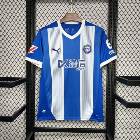(24/25) Alaves Home Kit Football Wears Sport Aaaajersey Álbum