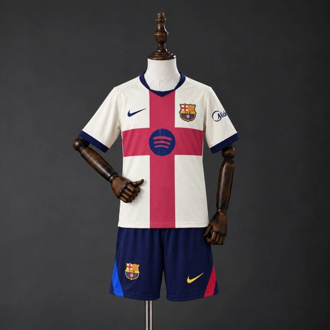 26/27 Barcelona Fourth Kit Kids 16-28 1