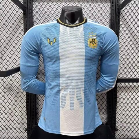 (26/27) Argentina Messi Special Version Player Long Sleeve Álbum S-2XL