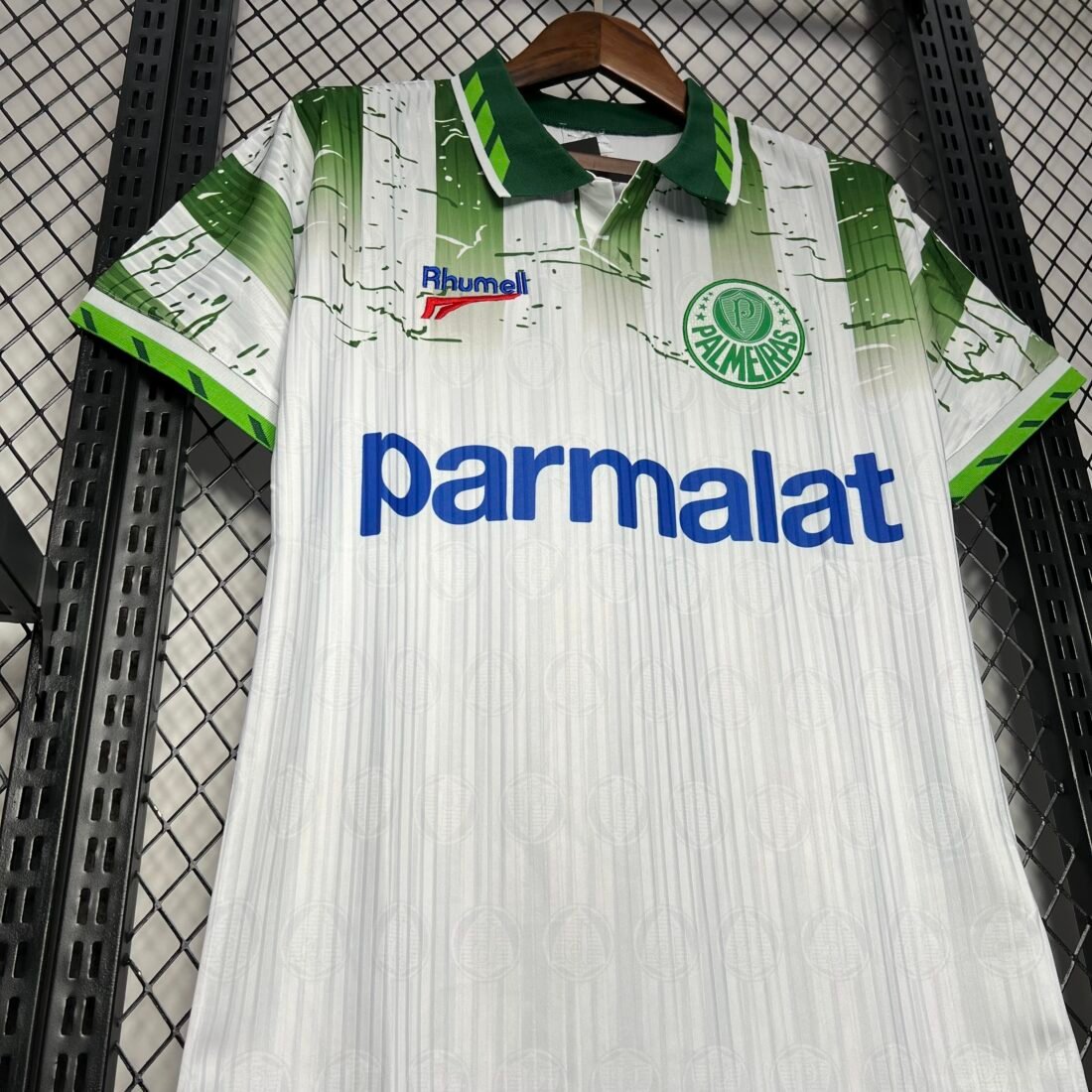 1996 Palmeiras Visitante Camisa Retrô Version 3