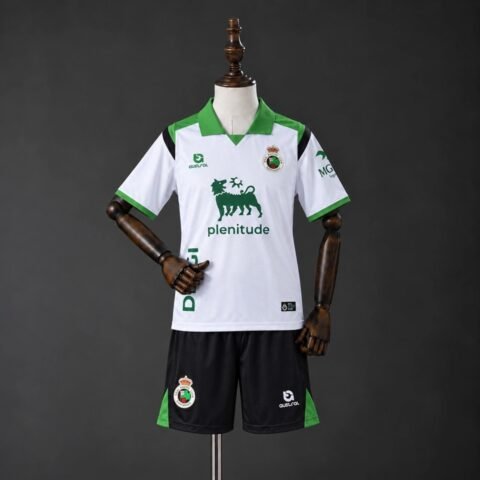 26/27 Racing Santander Home Kit Kids 16-28