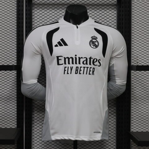 Real Madrid Training Kit Long Sleeve Player Version S-3XL
