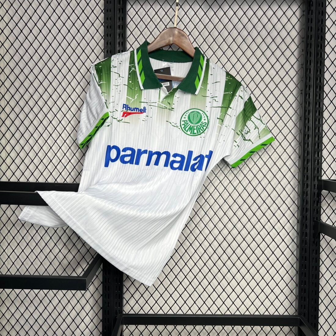 1996 Palmeiras Visitante Camisa Retrô Version 7