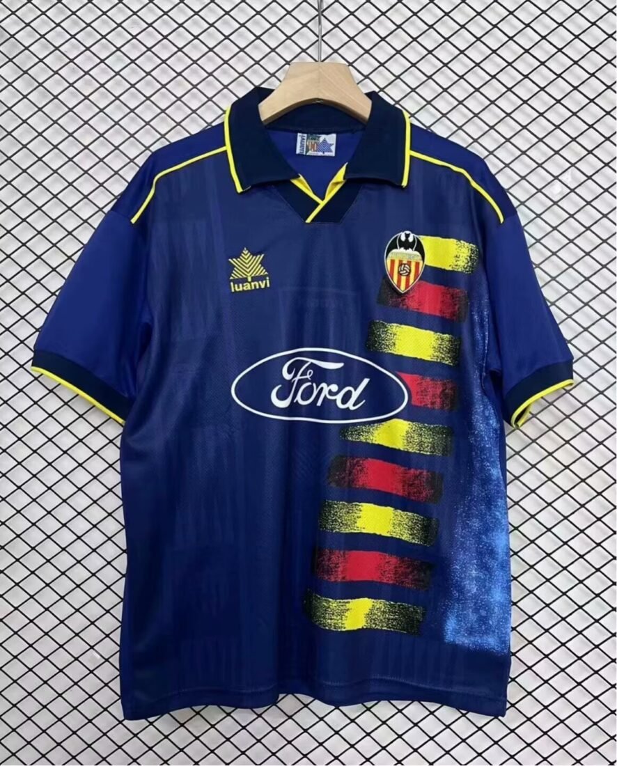 96/97 Valencia Home Retro Version S-2XL 4