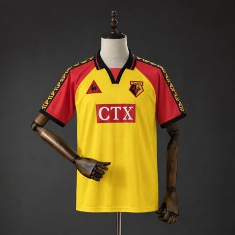 98/99 Watford Home Jersey Retro Version S-2XL