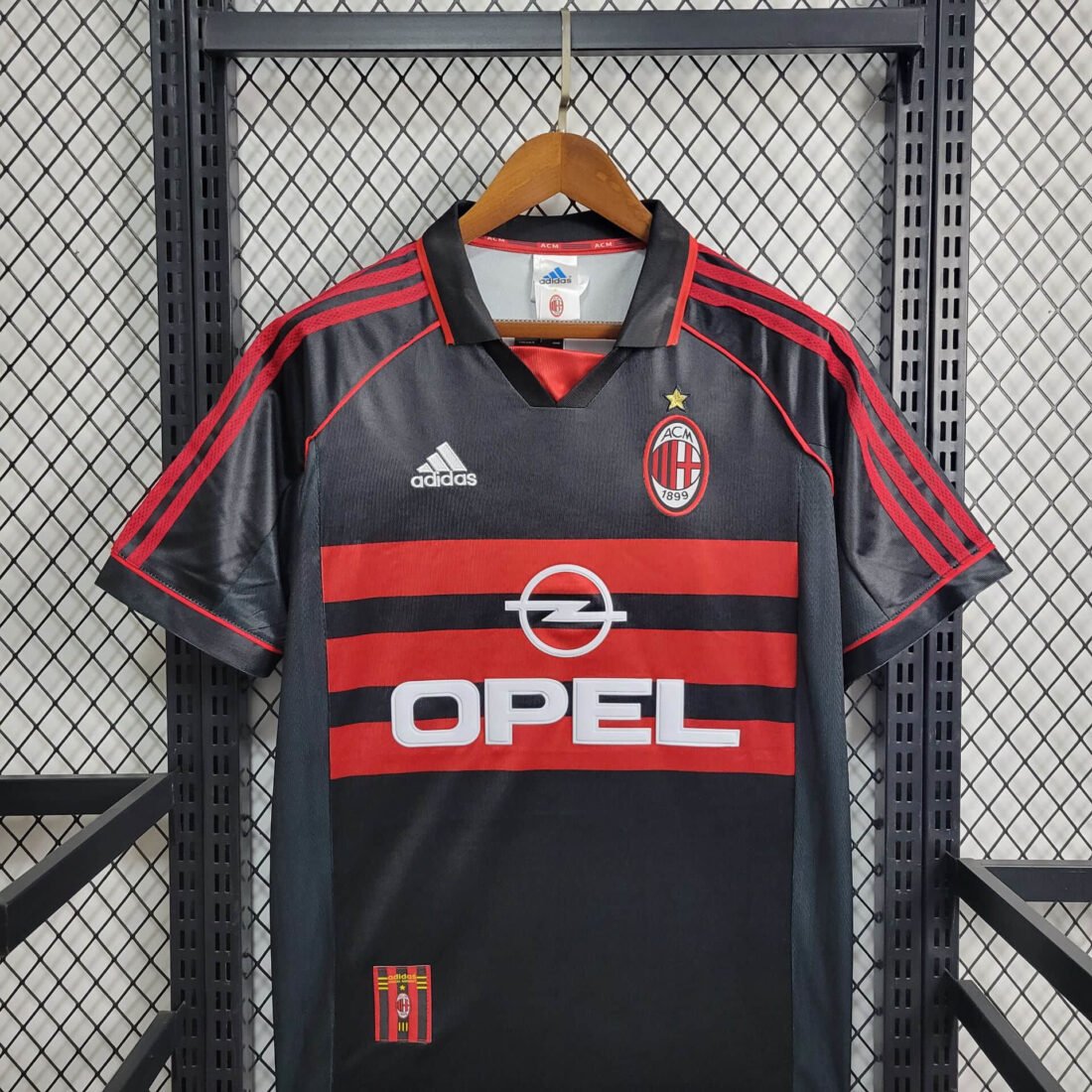 98/99 AC Milan Retro Version S-2XL 5