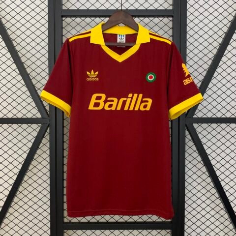 91/92 Roma Home Retro Version S-2XL